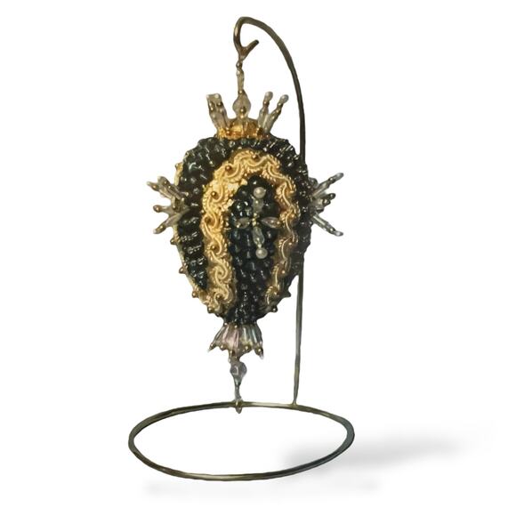 Pinfair UK Royal Splendour Kingfisher Easter Egg Sequin Bead Ornament Kit PA140K - Picture 1 of 6